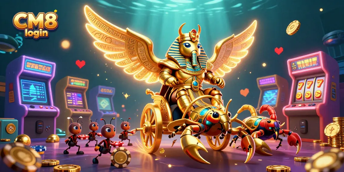 Experience the excitement of gaming with CM8 login featuring dynamic 3D casino characters.